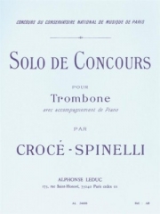コンクールのための独奏曲（Croce-Spinelli）（トロンボーン+ピアノ）【Solo De Concours】