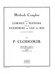 コルネット教則本・Vol.2（ピエール・クロドミール） (コルネット）【Méthode Complète de Cornet, Vol.2】