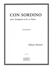 コン・ソルディーノ (エディソン・デニソフ)（トランペット+ピアノ）【Con Sordino】