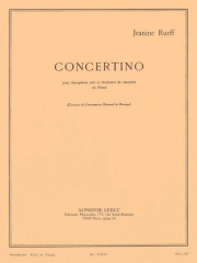 コンチェルティーノ・Op.17（ジャニーヌ・ルエフ） (アルトサックス+ピアノ）【Concertino Op. 17】