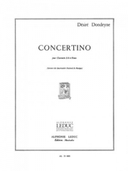 コンチェルティーノ（デジレ・ドンディーヌ） (クラリネット+ピアノ）【Concertino】
