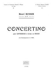 コンチェルティーノ・Op.80（アンリ・ビュッセル）（バスーン+ピアノ）【Concertino Op. 80】