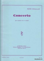 協奏曲（ルネ・シャラン） (アルトサックス+ピアノ）【Concerto】