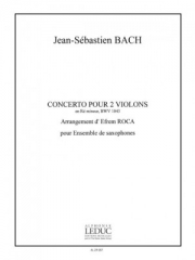 ヴァイオリン協奏曲・二短調（バッハ）（サックス八重奏）【Concerto for 2 Violins in D minor】