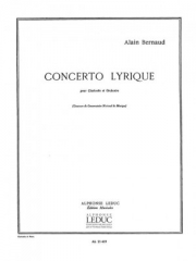 叙情的協奏曲（アラン・ベルノー） (クラリネット+ピアノ）【Concerto Lyrique】