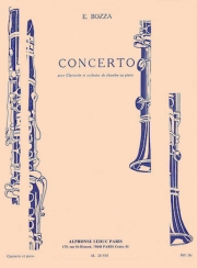 協奏曲（ウジェーヌ・ボザ） (クラリネット+ピアノ）【Concerto】