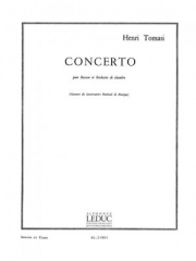 協奏曲（アンリ・トマジ）（バスーン+ピアノ）【Concerto】