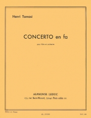 協奏曲（アンリ・トマジ） (フルート+ピアノ）【Concerto For Flute And Orchestra】