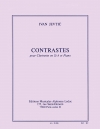 コントラスト（イヴァン・ジェヴティック） (クラリネット+ピアノ）【Contrastes】