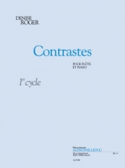 コントラスト（デニス・ロジャー） (フルート+ピアノ）【Contrastes】