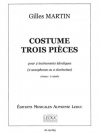 コスチューム・3つの小品（ジル・マルタン）（クラリネット二重奏）【Costume 3 Pieces】