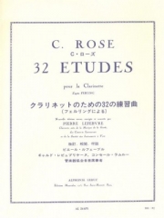 クラリネットのための32の練習曲（シリル・ローズ） (クラリネット）【32 studies】