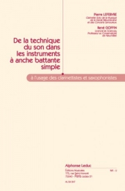 リード楽器のサウンド・テクニック（ピエール・ルフェーヴル） (クラリネット）【Technique du Son dans les Instruments a Anche】