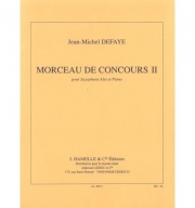 コンクール用小品・2（ジャン＝ミシェル・ドフェイ） (アルトサックス+ピアノ）【Morceau De Concours 2】
