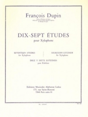 17の練習曲（フランソワ・デュパン）（シロフォン）【17 Etudes pour Xylophone】