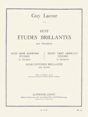 8つの華麗な練習曲（ギイ・ラクール） (アルトサックス）【Huit Études Brillantes】