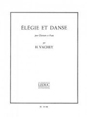 エレジーとダンス（アンリ・ヴァシェイ） (クラリネット+ピアノ）【Elégie et Danse】