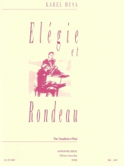 エレジーとロンド（カレル・フサ） (アルトサックス+ピアノ）【Elegie Et Rondeau】