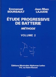 漸進的練習曲・Vol.2 （Jean-Marc Lajudie）【Etude Progressive de Batterie 2】