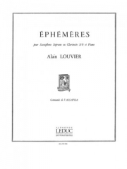 エフェメール（アラン・ルーヴィエ） (クラリネット+ピアノ）【Ephémères】