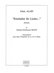 歌声よ、響け (バッハ)  (トランペット二重奏+オルガン)【Erschallet ihr Lieder...】