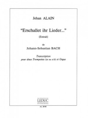 歌声よ、響け (バッハ)  (トランペット二重奏+オルガン)【Erschallet ihr Lieder...】