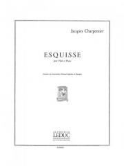 エスキス（ジャック・シャルパンティエ） (フルート+ピアノ）【Esquisse】