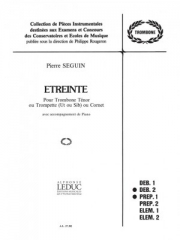 エトランテ（ピエール・セガン） (トランペット+ピアノ）【Etreinte】