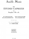 6つの練習奇想曲（アマーブル・マシス） (アルトサックス）【6 Etudes-Caprices】