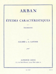 性格的練習曲 (ジャン・バティスト・アーバン)（トロンボーン）【Etudes Caracteristiques No.1 - No.7】