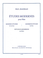 近代練習曲（ポール・ジャンジャン） (フルート）【Etudes Modernes】