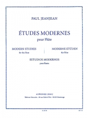 近代練習曲（ポール・ジャンジャン） (フルート）【Etudes Modernes】