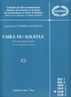 Fable Du Souffle（ジャン＝ルネ・コンブ＝ダミアン） (アルトサックス+ピアノ）