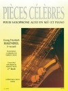 有名曲集・Vol.2 (ヘンデル) (アルトサックス+ピアノ）【Pièces Célèbres Vol.2】