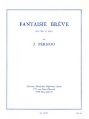ファンタジー・ブリーヴ（Jacques Pernoo） (ホルン+ピアノ）【Fantaisie Breve】