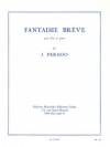 ファンタジー・ブリーヴ（Jacques Pernoo） (ホルン+ピアノ）【Fantaisie Breve】