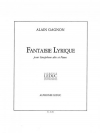 叙情的幻想曲（アラン・ギャニオン） (アルトサックス+ピアノ）【Fantaisie lyrique】