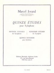 15の練習曲（Marcel Jorand）（シロフォン）【15 Etudes】