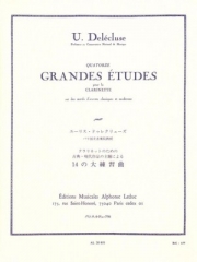 14の大練習曲（ユーリス・ドゥレクリューズ） (クラリネット）【14 Grandes Etudes】