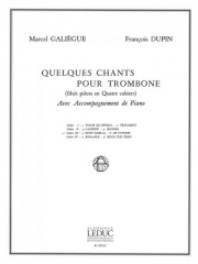 ケルク・チャント・Vol.3（フランソア・デュパン） (トロンボーン+ピアノ）【Quelques Chants Vol 3 - Petit Choral En Syncope】