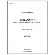 アンダンティーノ (ドビュッシー) (金管五重奏)【Andantino】