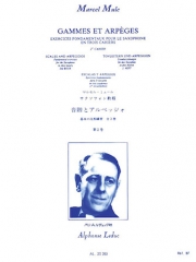 サクソフォーン教程・音階とアルペジオ（マルセル・ミュール） (アルトサックス）【Gammes et Arpèges en trois cahiers, Vol. 2】