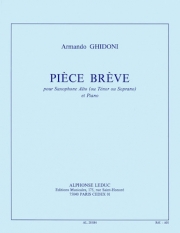 小品（アルマンド・ギドーニ） (アルトサックス+ピアノ）【Piece Breve】