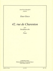 42シャレントン・ストリート（エンツォ・ヒエコ） (アルトサックス+ピアノ）【42 Rue Charenton】