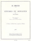 練習曲とソナタ・Vol.1（アンリ・ブロ） (オーボエ）【Etudes et Sonates Vol.1】
