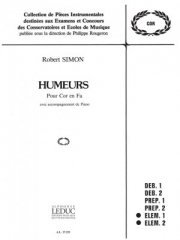 気分（ロバート・シモン） (ホルン+ピアノ）【Humeurs】