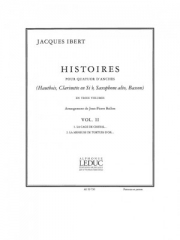 物語・Vol.2  (ジャック・イベール）(木管四重奏)【Histoires, vol. 2】