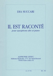 Il Est Raconte（ディア・スッカーリ） (アルトサックス+ピアノ）