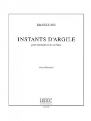 Instants D'Argile（ディア・スッカーリ）（クラリネット+ピアノ）