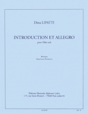 序奏とアレグロ（ディヌ・リパッティ） (フルート）【Introduction Et Allegro】